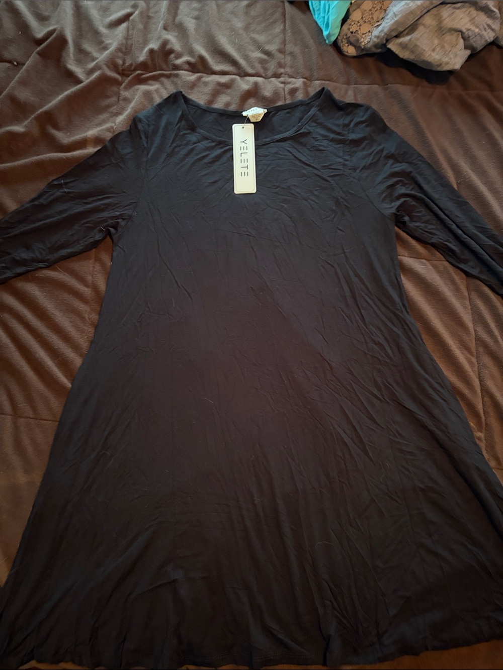 Size xl tunic be yelete black